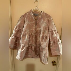 Tuckernuck Pink Floral Blouse